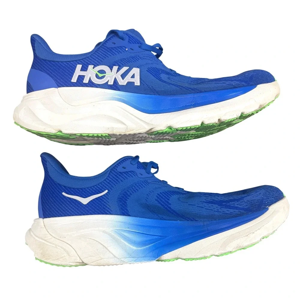 Hoka Arahi 8 Mens Running Shoes Cobalt Blue White Stability Sneakers Size 11 D